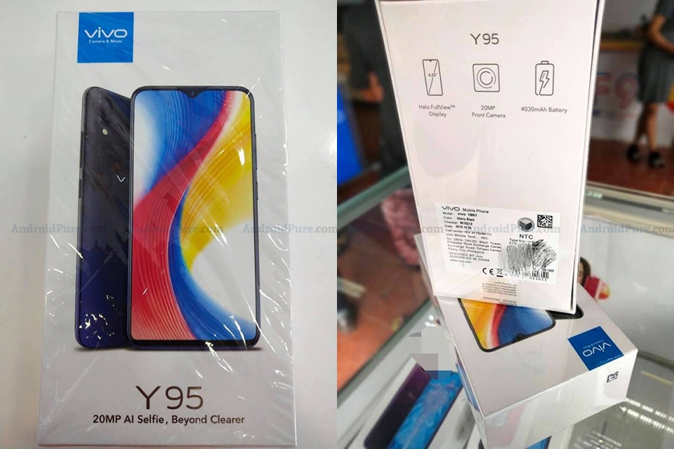 Vivo Y95 lộ ảnh thực tế (ảnh 2)