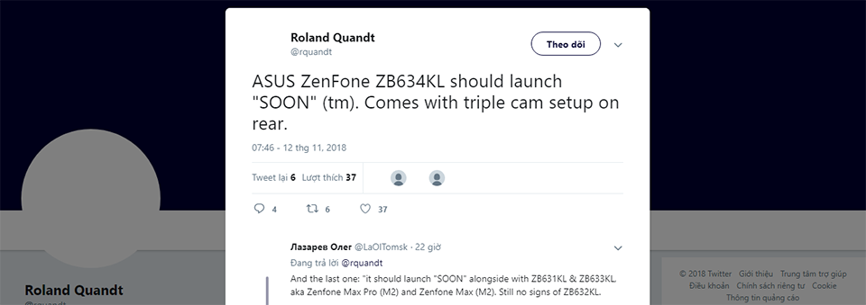 Thông tin ZenFone 6