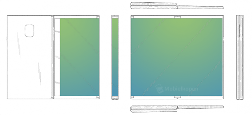 Bằng sáng chế tablet màn hình gập (ảnh 1)