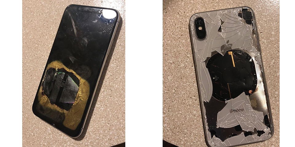 iPhone X bị nổ