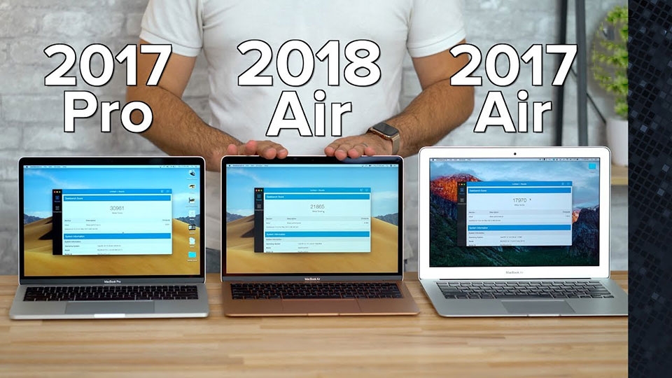 MacBook Air 2018 với MacBook Air cũ