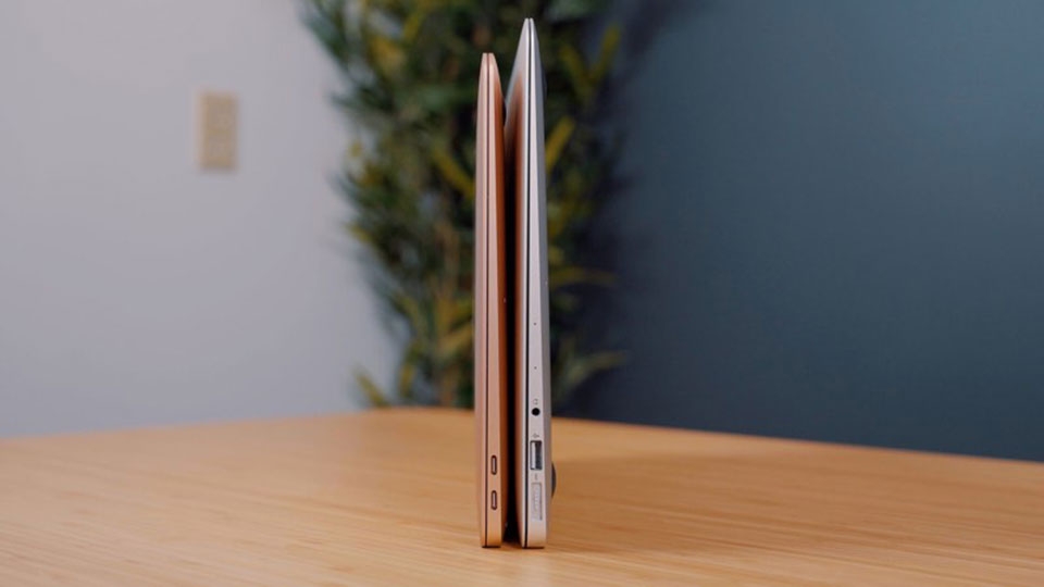 MacBook Air 2018 với MacBook Air cũ