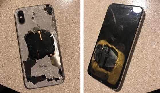 Một chiếc iPhone X phát nổ sau khi được cập nhật iOS 12.1