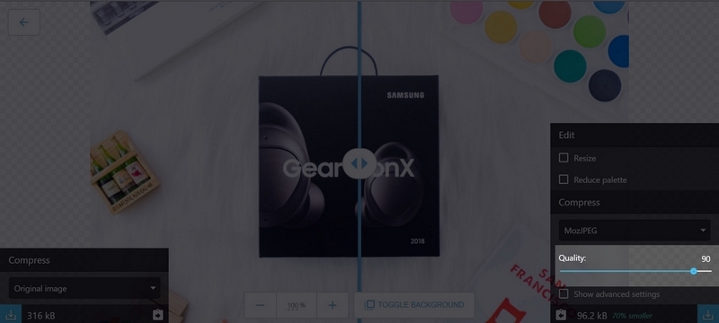 Nén ảnh giữ nguyên chất lượng Nén ảnh giữ nguyên chất lượng