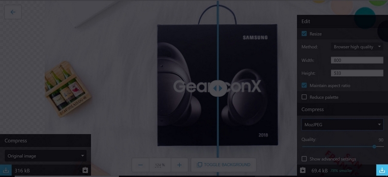 Nén ảnh giữ nguyên chất lượng Nén ảnh giữ nguyên chất lượng