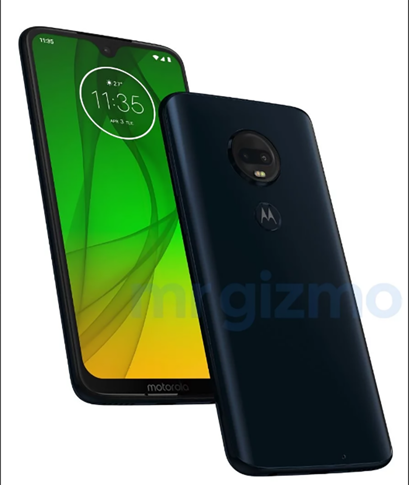 Moto G7 Plus lộ ảnh render