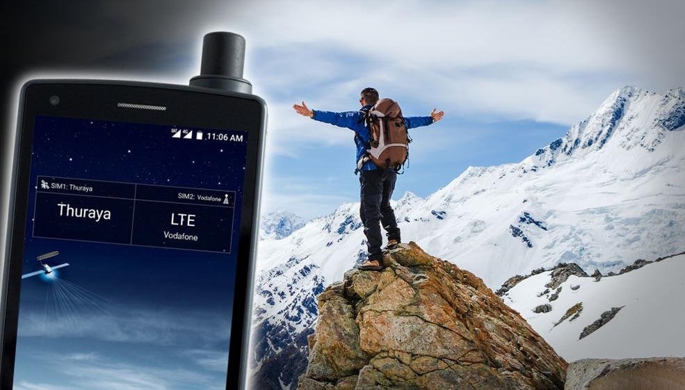 Smartphone Android vệ tinh đầu tiên trên thế giới ra mắt