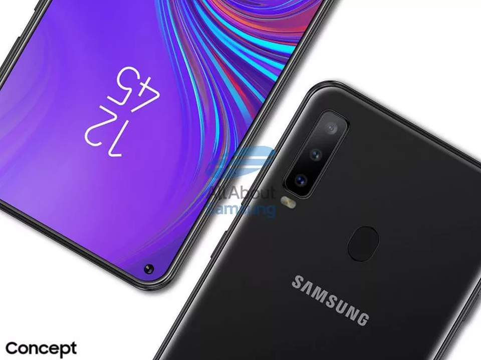 Ảnh render Galaxy A8s (ảnh 1) Ảnh render Galaxy A8s (ảnh 1)