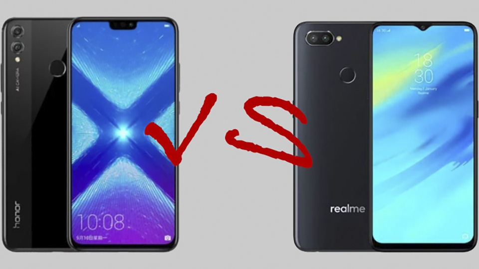thiết kế realme 2 Pro và Honor 8X thiết kế realme 2 Pro và Honor 8X