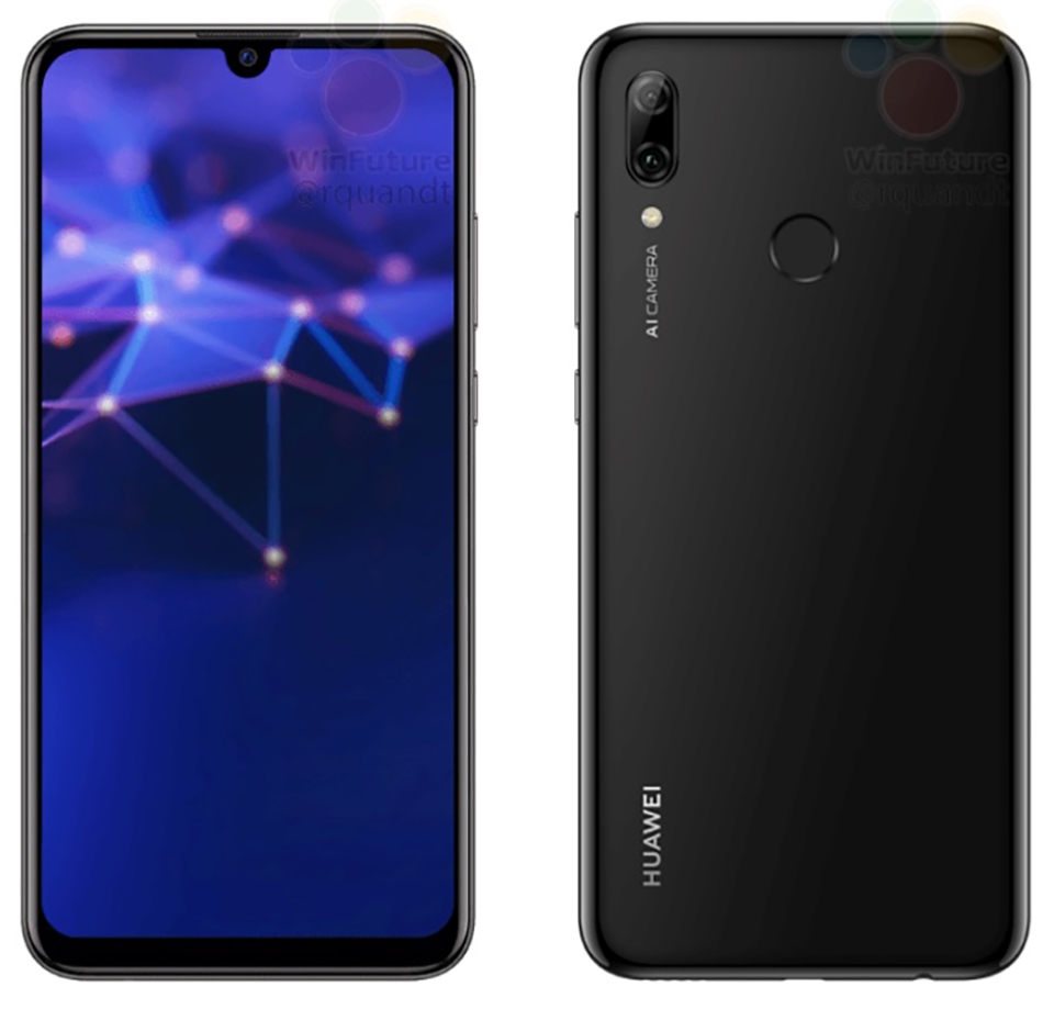 Huawei P Smart 2019 lộ ảnh render (ảnh 1) Huawei P Smart 2019 lộ ảnh render (ảnh 1)