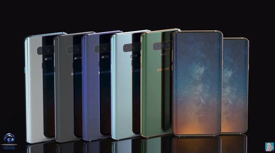 Concept Galaxy S10 (ảnh 4) Concept Galaxy S10 (ảnh 4)