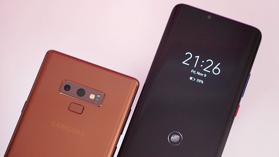 Mate 20 Pro vs Galaxy Note 9