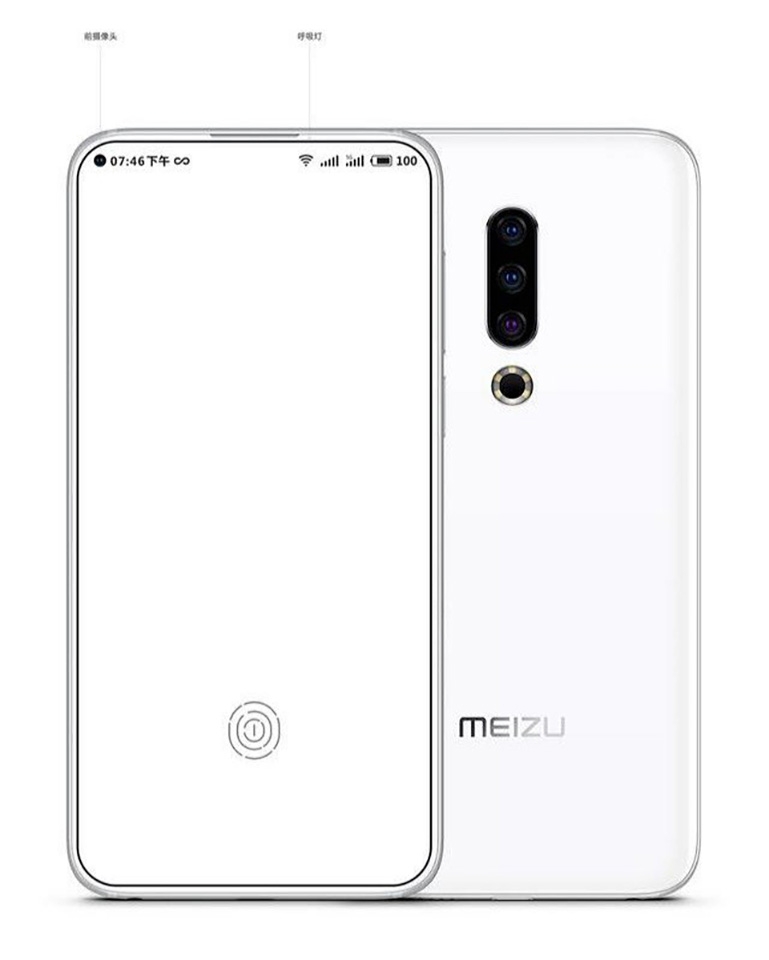 Ảnh render Meizu 16S Ảnh render Meizu 16S