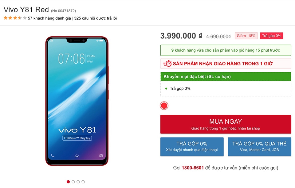 Vivo Y81 Vivo Y81