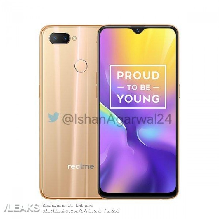 Rò rỉ hình ảnh render và giá bán của Realme U1