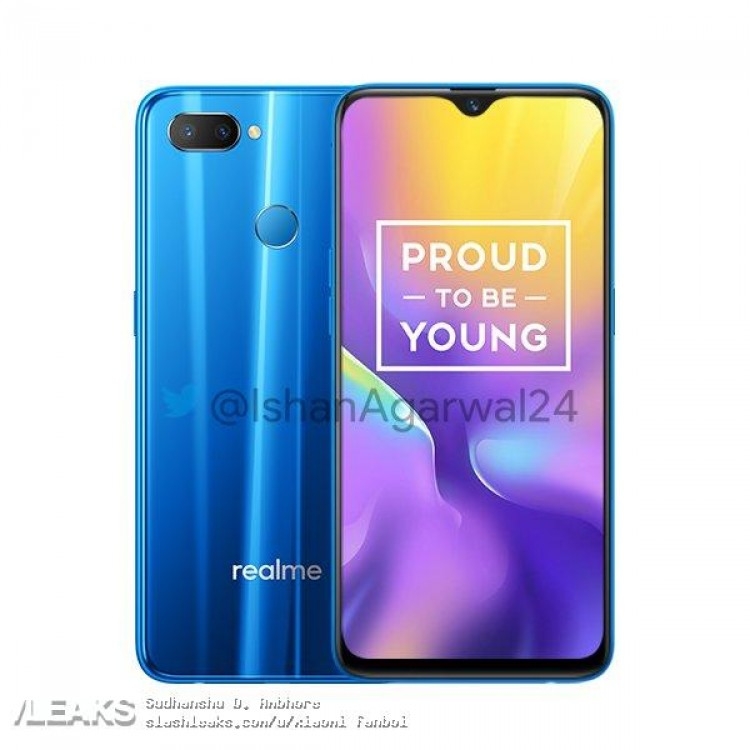 Rò rỉ hình ảnh render và giá bán của Realme U1 2