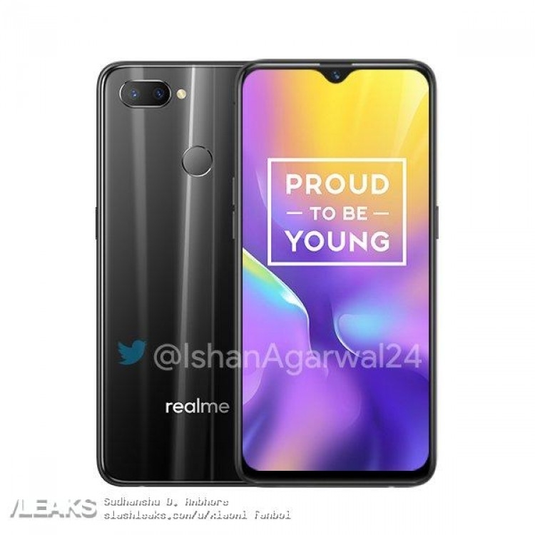 Rò rỉ hình ảnh render và giá bán của Realme U1 3