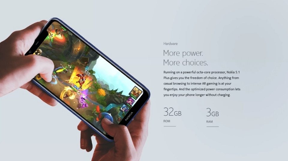 Nokia 5.1 Plus: Lựa chọn cho game thủ mobile với ngân sách dễ chịu! (ảnh 3)
