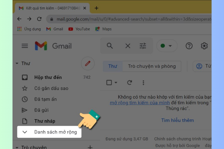Cách xóa tất cả thư trong Gmail