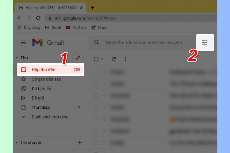 Cách xóa tất cả thư trong Gmail