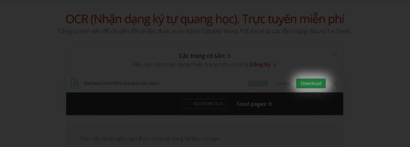 chuyển đổi pdf sang word