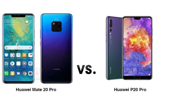 Mate 20 Pro và Huawei P20 Pro khác nhau điều gì?