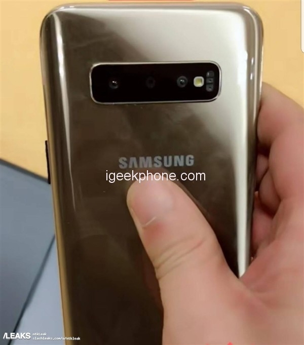 Rò rỉ những hình ảnh thực tế đầu tiên của Galaxy S10+