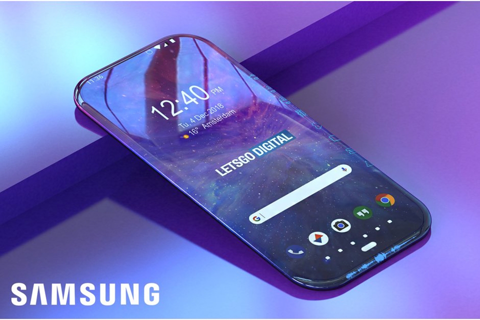 Smarphone hình chiếc lá của Samsung (ảnh 1) Smarphone hình chiếc lá của Samsung (ảnh 1)