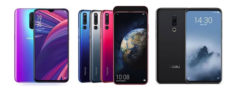 OPPO R17 Pro, Meizu 16 Plus và Honor Magic 2