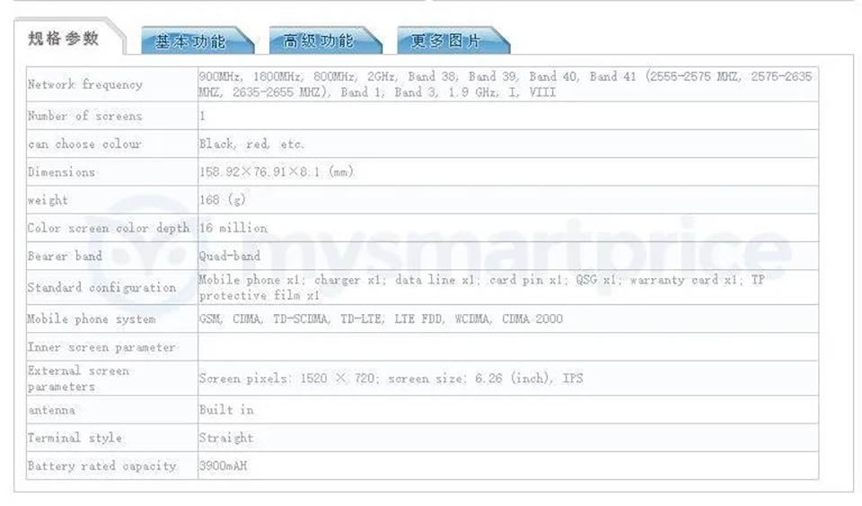 Huawei Y7 Prime (2019) đạt chứng nhận TENAA (ảnh 3)
