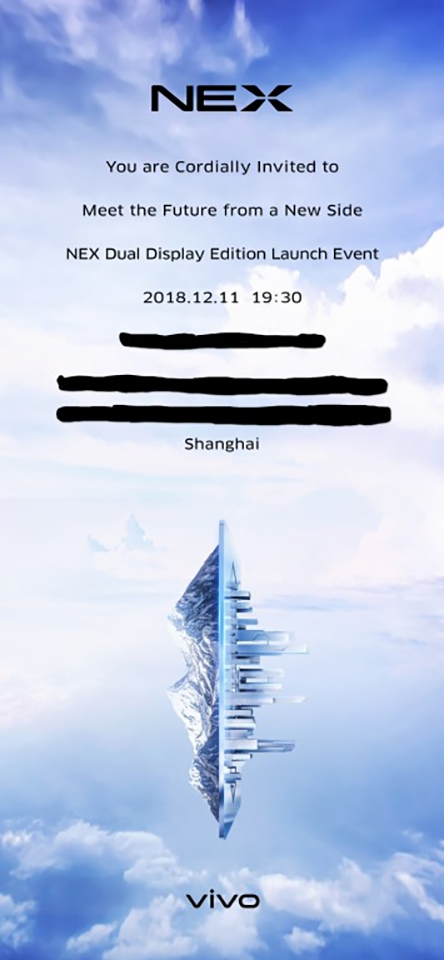Vivo NEX 2 ra mắt ngày 11 tháng 12 (ảnh 1) Vivo NEX 2 ra mắt ngày 11 tháng 12 (ảnh 1)