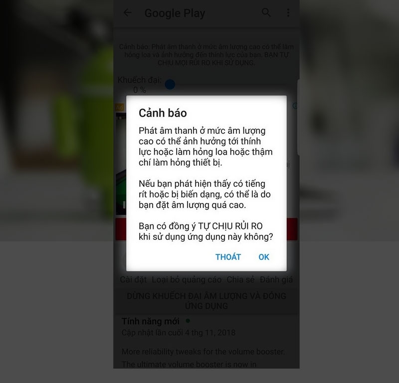 Tăng âm lượng loa ngoài cho Android 2