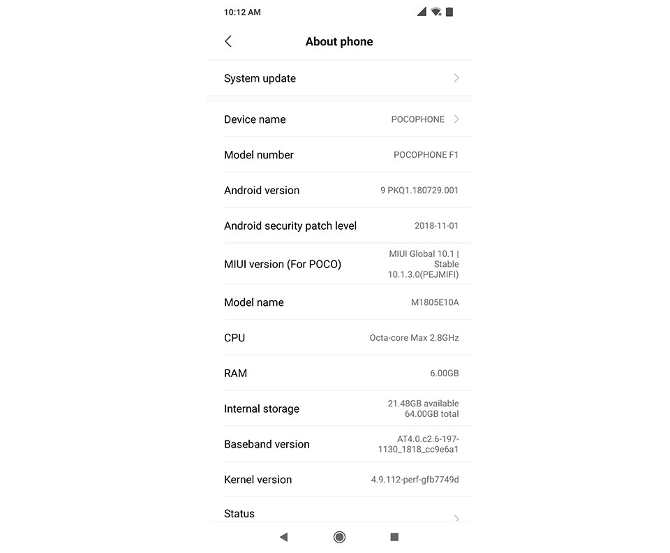 Pocophone F1 Pocophone F1