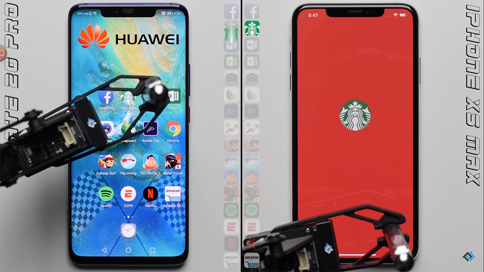 Đọ tốc độ iPhone XS Max và Mate 20 Pro (ảnh 3) Đọ tốc độ iPhone XS Max và Mate 20 Pro (ảnh 3)