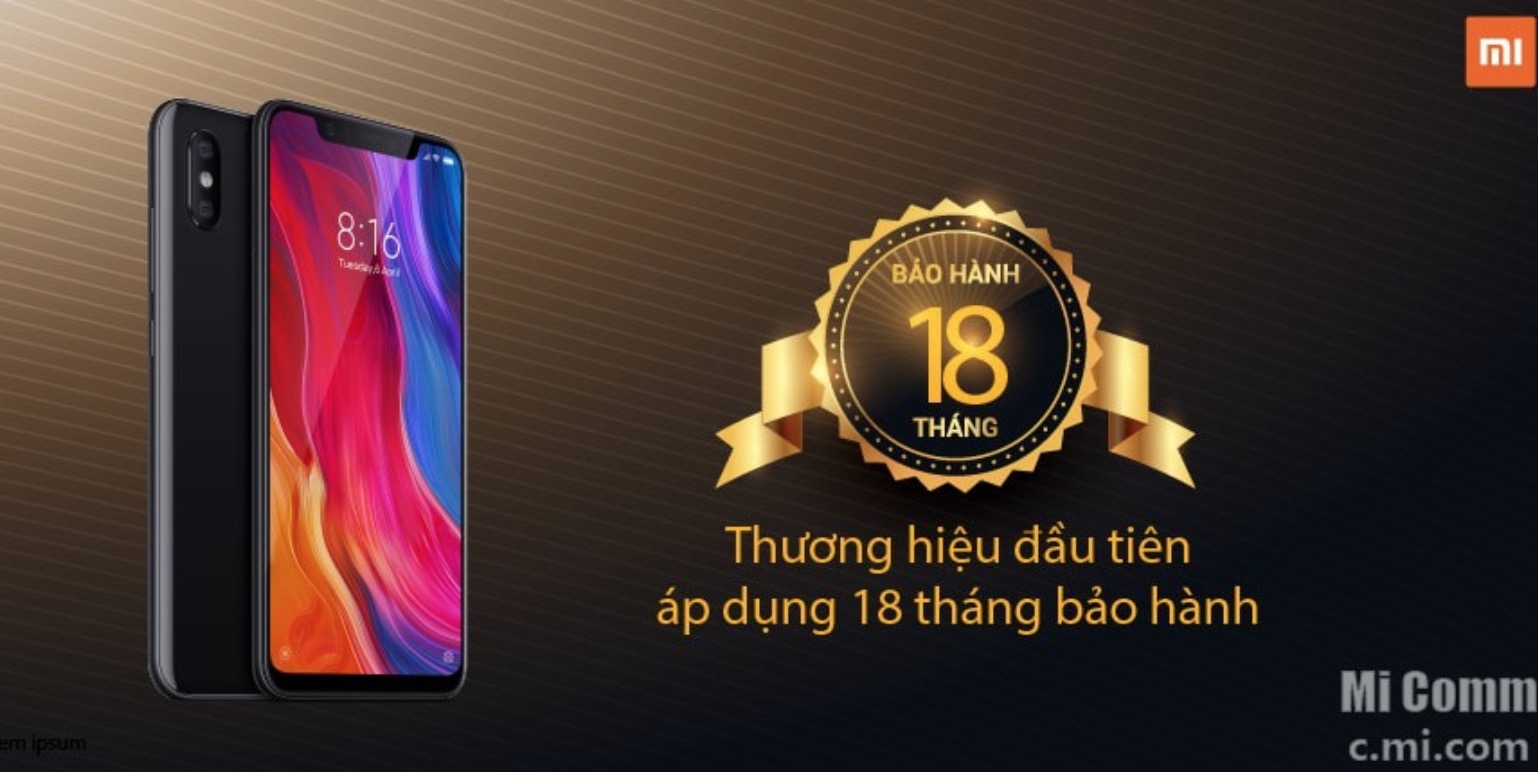 Xiaomi áp dụng chính sách bảo hành 18 tháng