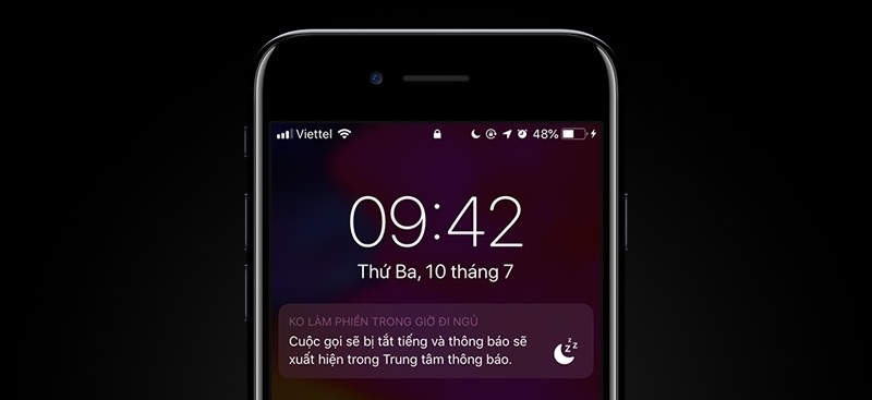 Không làm phiền trong giờ đi ngủ