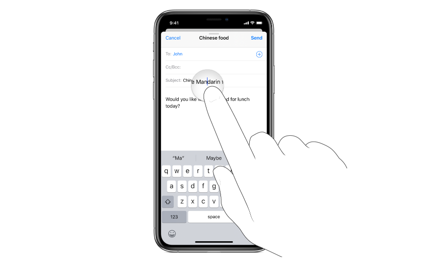 Nhập và chỉnh sửa văn bản trên iPhone (ảnh 2)