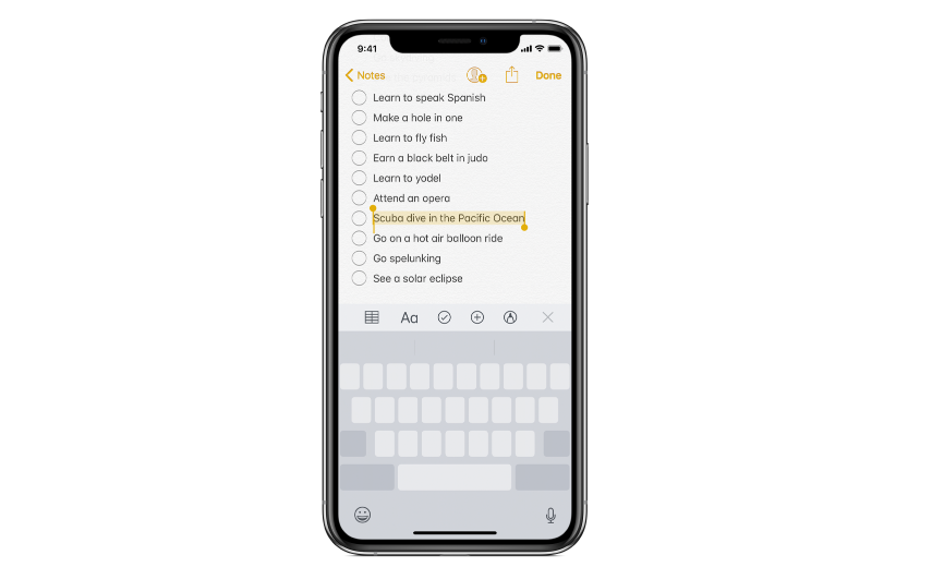 Nhập và chỉnh sửa văn bản trên iPhone (ảnh 4)