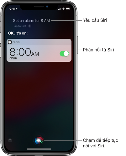 Tương tác với trợ lý ảo Siri trên iPhone (ảnh 1)