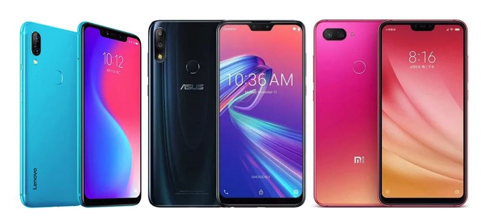 Lenovo S5 Pro GT, Asus ZenFone Max Pro M2 và Xiaomi Mi 8 Lite