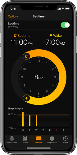 Cài đặt báo thức và giờ đi ngủ trên iPhone (ảnh 2)