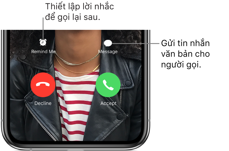 Thực hiện và trả lời cuộc gọi FaceTime trên iPhone (ảnh 2) Thực hiện và trả lời cuộc gọi FaceTime trên iPhone (ảnh 2)