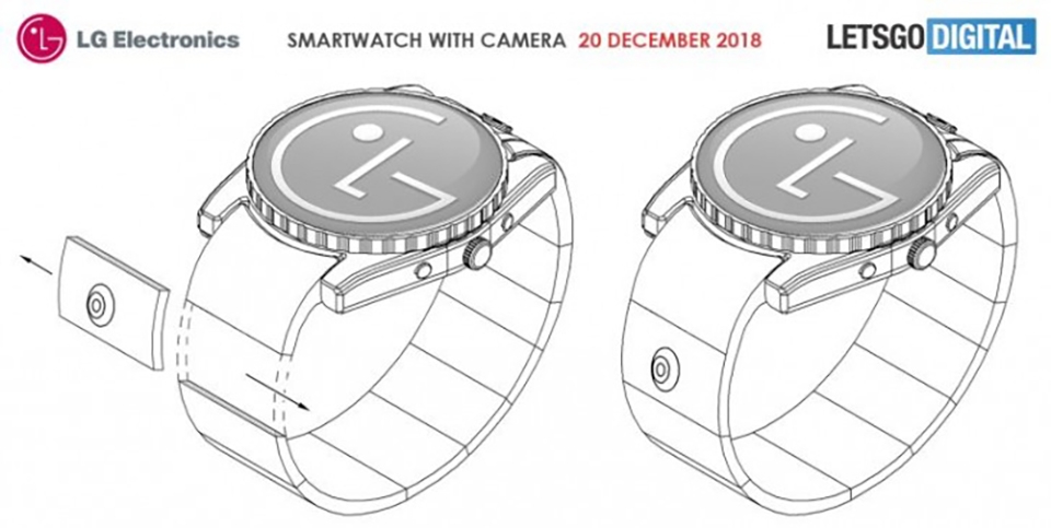 Bằng sáng chế mới của LG về smartwatch tích hợp camera (ảnh 1) Bằng sáng chế mới của LG về smartwatch tích hợp camera (ảnh 1)
