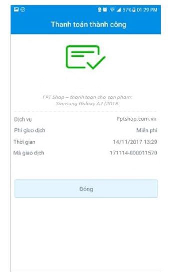 Hướng dẫn cách dùng ZaloPay thanh toán và mua hàng trên FPTShop 3460