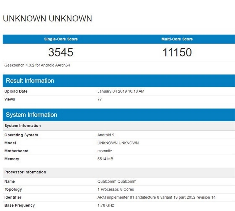 Snapdragon 855 Snapdragon 855