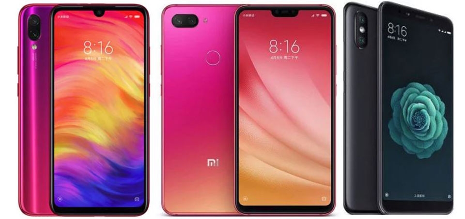 Xiaomi Redmi Note 7, Mi 8 Lite và Mi A2