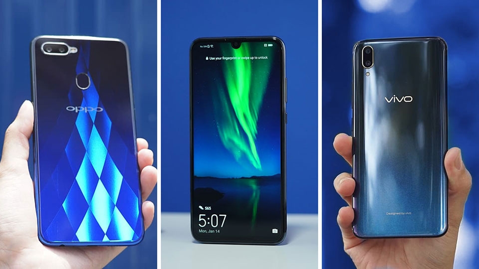 Honor 10 Lite, OPPO F9 và Vivo V11 Honor 10 Lite, OPPO F9 và Vivo V11