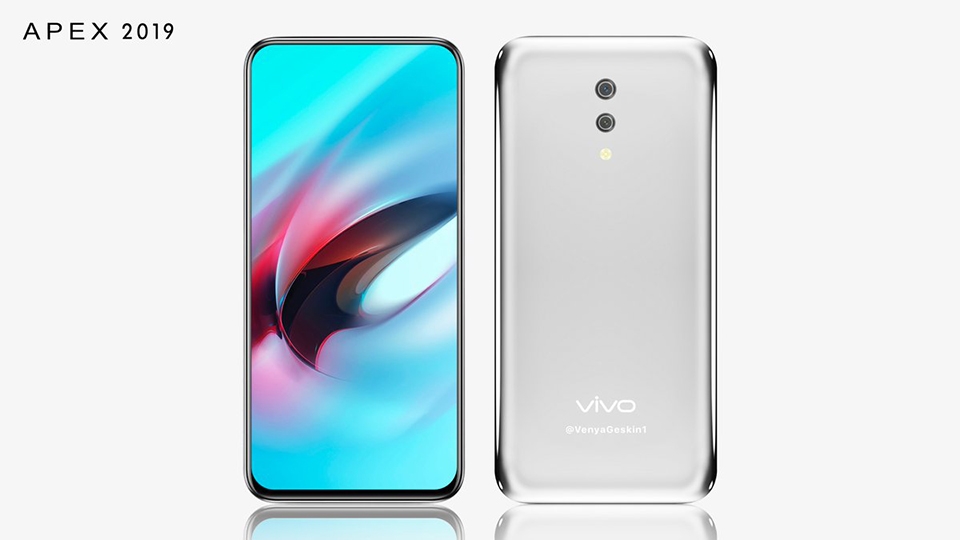 Ảnh render Vivo APEX 2019 Ảnh render Vivo APEX 2019