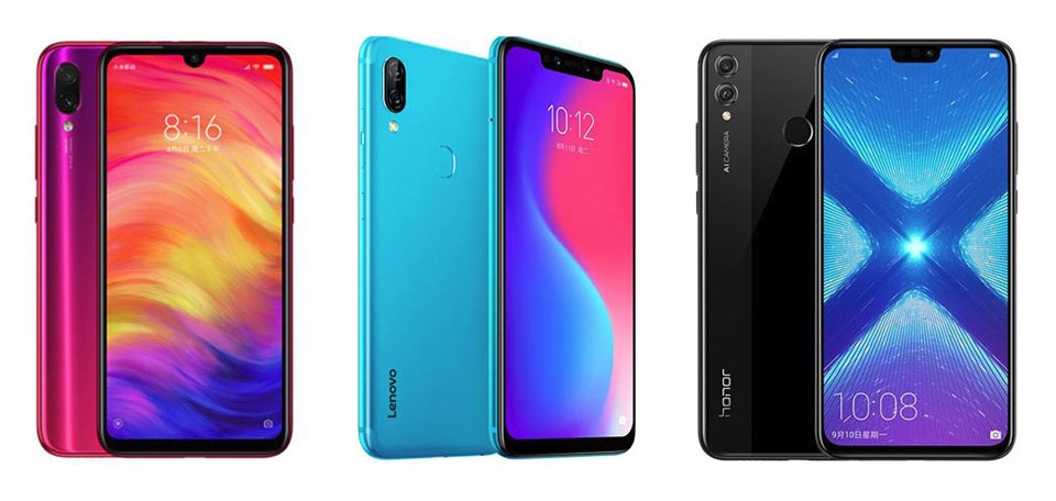 Xiaomi Redmi Note 7, Lenovo S5 Pro GT và Honor 8X
