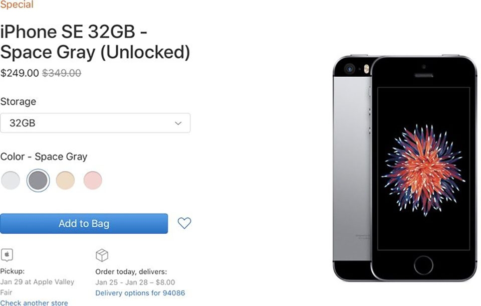 iPhone SE mở bán trở lại lần thứ hai